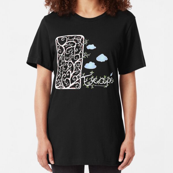 Escape (for dark t-shirt colours) Slim Fit T-Shirt