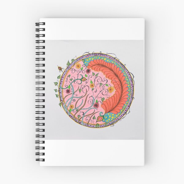 Item preview, Mandala/17 - Pink Feather Plume designed and sold by EllenGambrell.