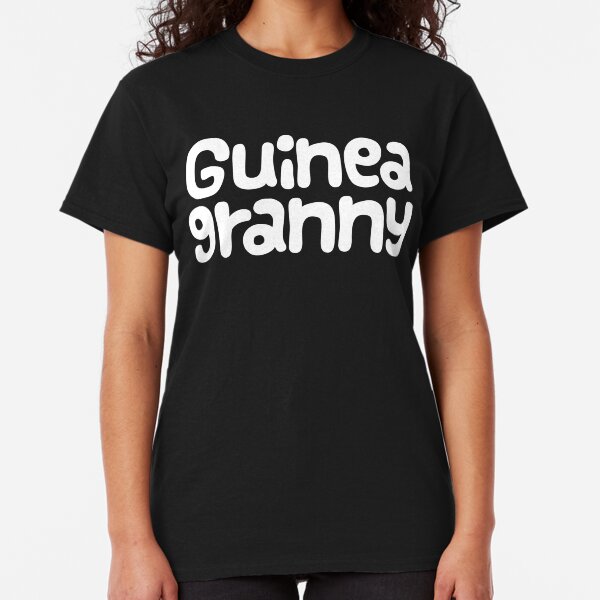 Guinea Pig Mothers Day Slogan "Guinea Granny" Classic T-Shirt