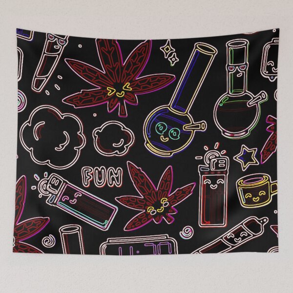 Item preview, Psychedelic Cannabis Marijuana Party Eclectic 420 Time designed and sold by Sornoran420.