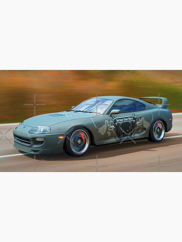 Forza Horizon 4 Toyota Supra Grwn Design Greeting Card By Peterkaul Redbubble