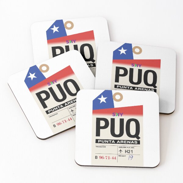 Item preview, Punta Arenas (PUQ) Chile Airline Luggage Tag designed and sold by travelwitheric.