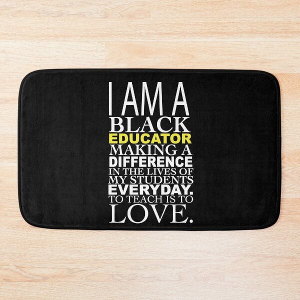 Item preview, Black Teacher Educator Quote designed and sold by blackartmatters.