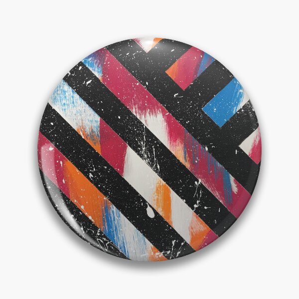Item preview, Diagonal lines painting, acrylic on canvas designed and sold by emberstudio.