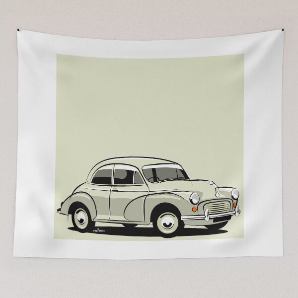 Item preview, Morris Minor 1000 2-door Old English White designed and sold by car2oonz.
