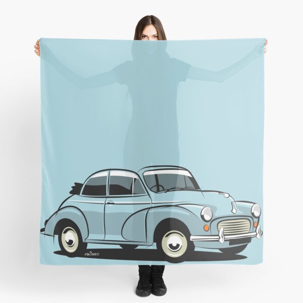 Aperçu de l'œuvre Morris Minor 1000 tourer bleu créée et vendue par car2oonz.