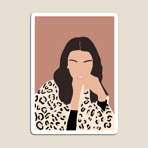 Aperçu de l'œuvre Portrait de Kendall Jenner créée et vendue par Rachel  Rosen.