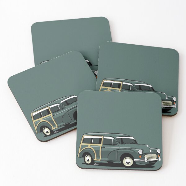 Item preview, Morris Minor 1000 Traveller green designed and sold by car2oonz.