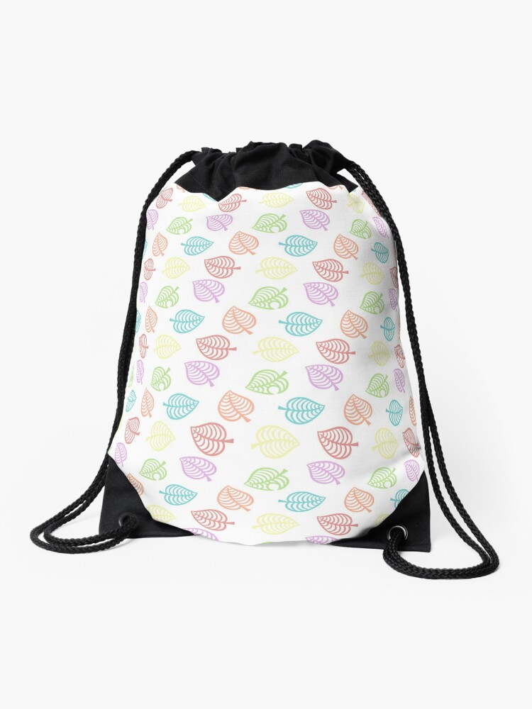 rainbow drawstring backpack