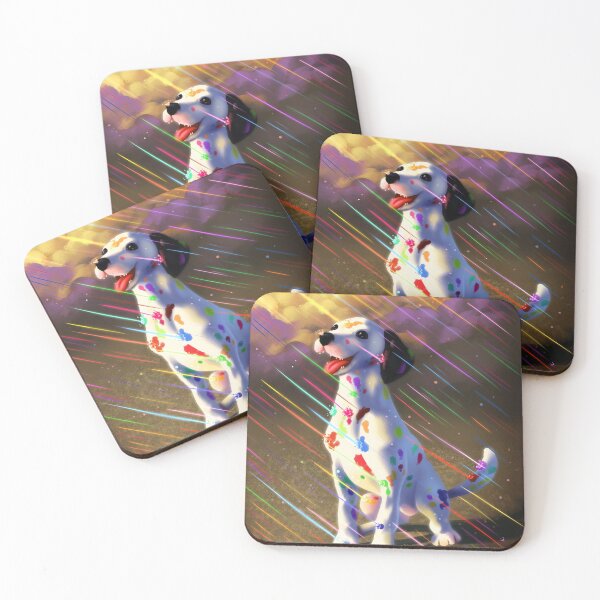 Item preview, Rainbow dalmation designed and sold by DigitalCloud.