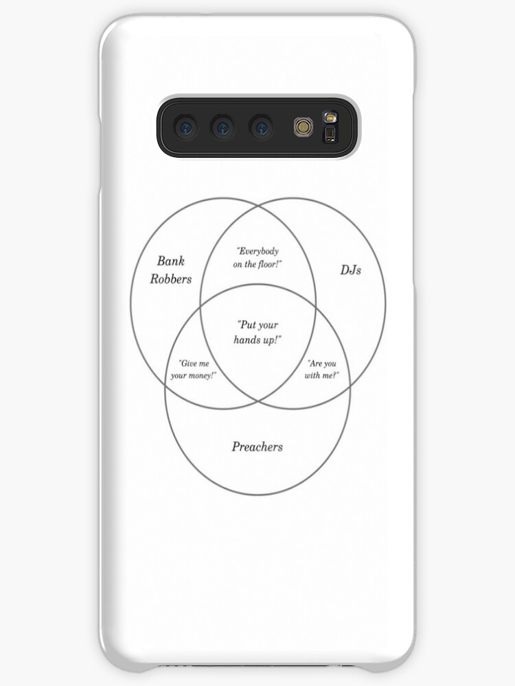 Put Your Hands Up Venn Diagram Case Skin For Samsung Galaxy By