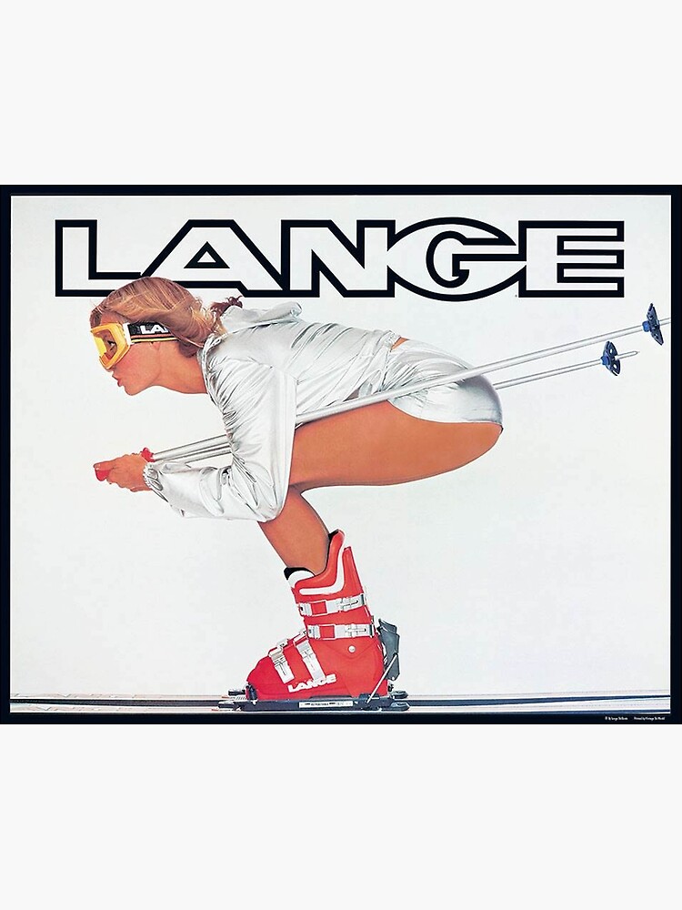 Discover Lange Ski Girl Premium Matte Vertical Poster