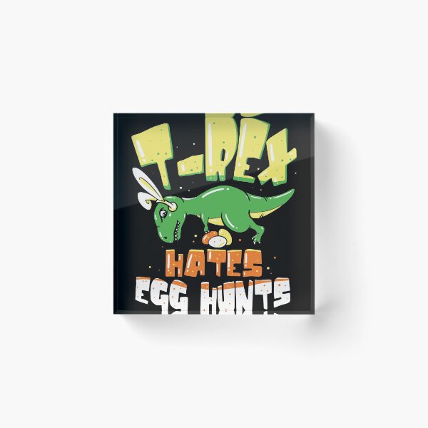 Item preview, T Rex hates Egg Hunts Funny Easter Dinosaur Easter Gift designed and sold by Rzelemenz.