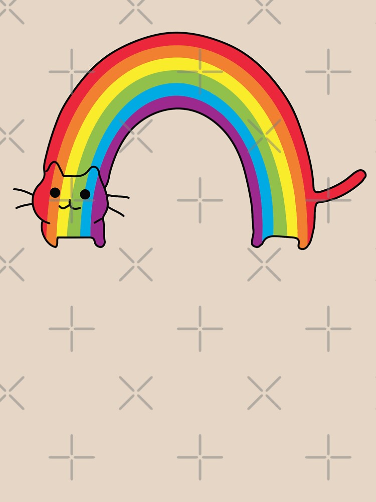 Rainbow Cat by whitneykayc