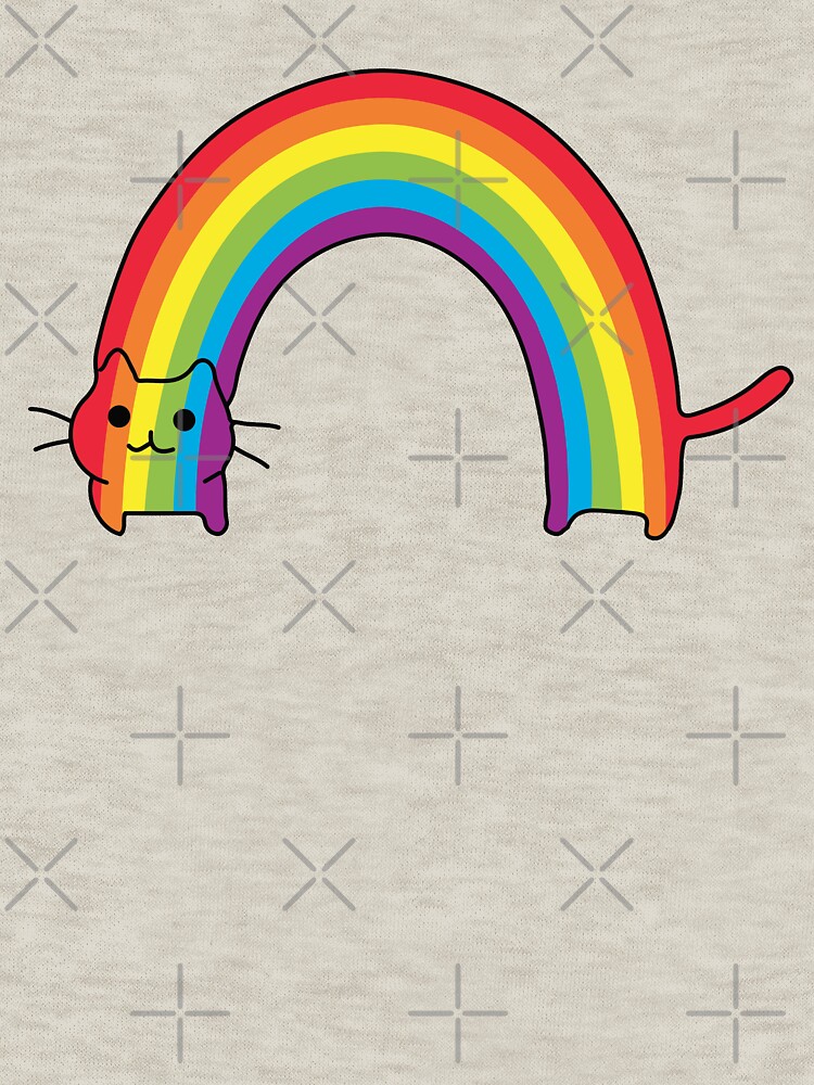 Thumbnail 7 von 7, Essential T-Shirt, Regenbogenkatze designt und verkauft von whitneykayc.