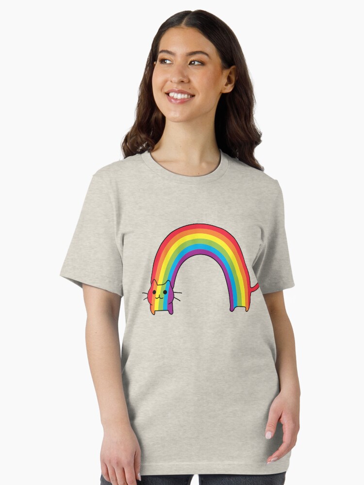 Thumbnail 1 von 7, Essential T-Shirt, Regenbogenkatze designt und verkauft von whitneykayc.