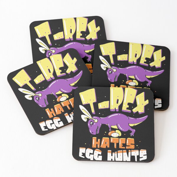 Item preview, T Rex hates Egg Hunts Funny Easter Dinosaur Easter Gift designed and sold by Rzelemenz.