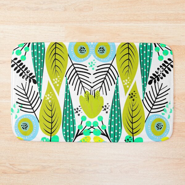 Item preview, Green Floral Design designed and sold by Nora Gad.