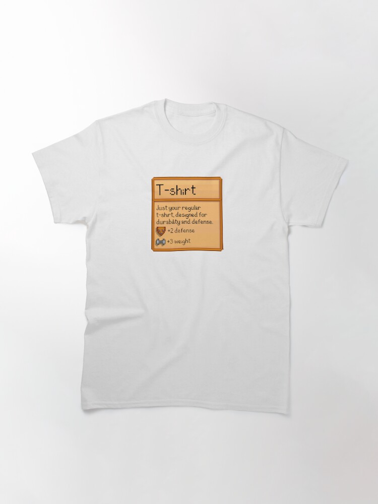 This is an Item Label T-Shirt