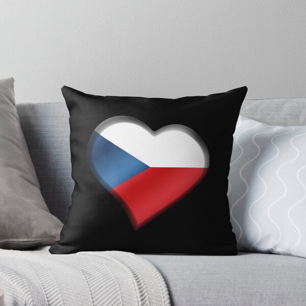 Item preview, Czech Flag - Czech Republic - Heart designed and sold by Graphix.