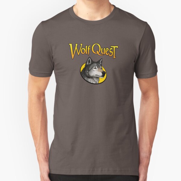 WolfQuest logo Slim Fit T-Shirt