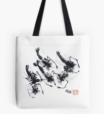 Sumi-e Shrimps represent Abundance! Tote Bag
