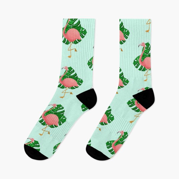 Item preview, Flamingo Monstera  designed and sold by Ellanadoesart.