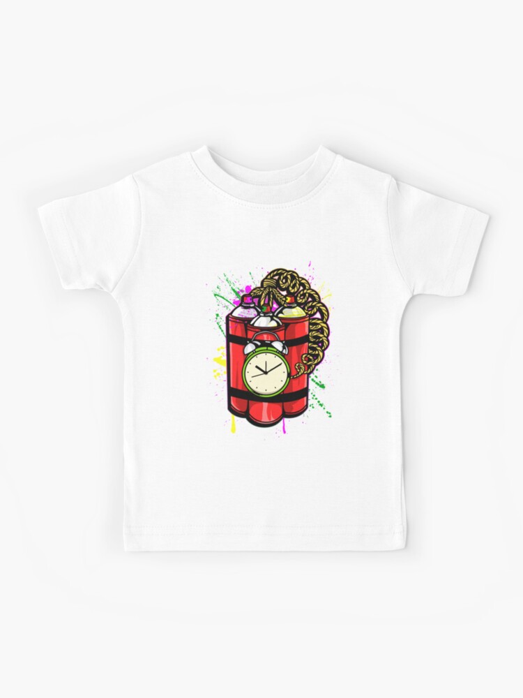 Tee-shirt enfant artiste graffiti bombe