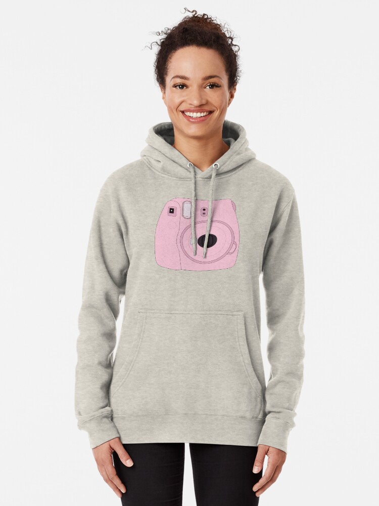 pink polaroid hoodie