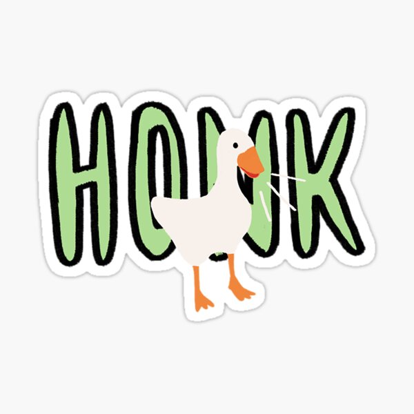 the horrible goose Sticker
