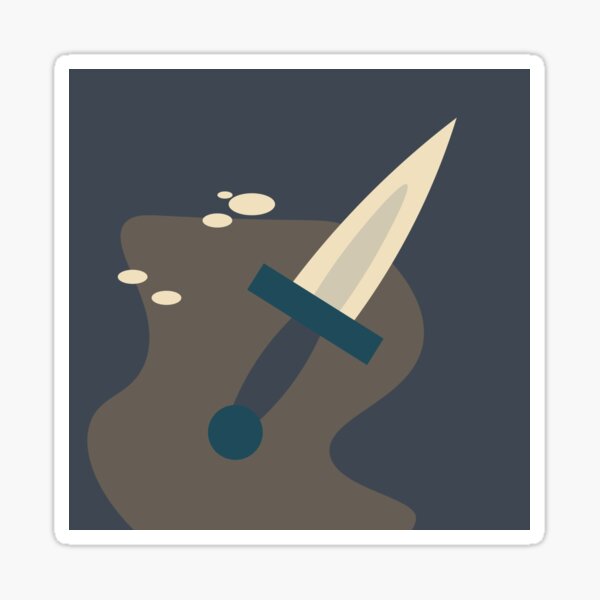 The Knife Sticker