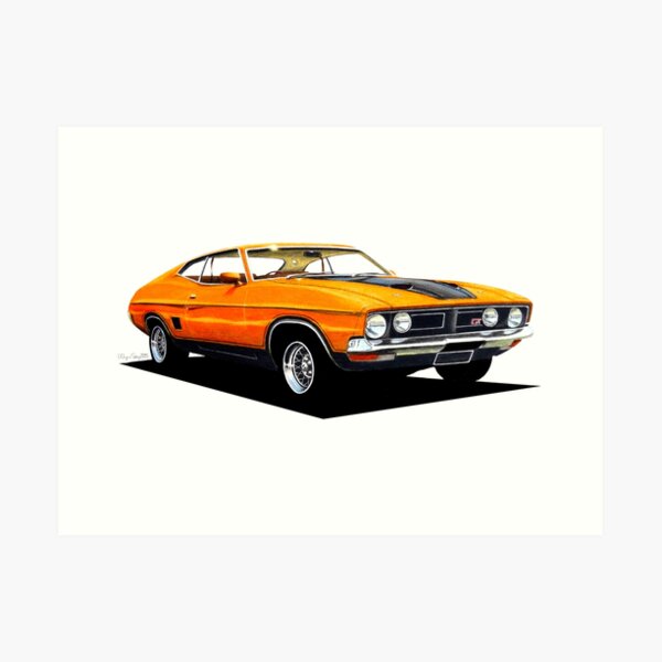 1975 XB Ford Falcon GT351 Hardtop Art Print