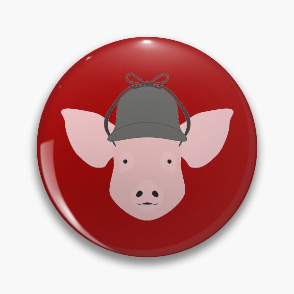 Item preview, NDVH Pig Wearing a Deerstalker designed and sold by Nik’s T-Shirts.