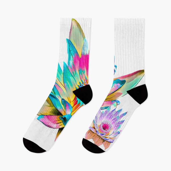 Item preview, Colourful Lotus flowers.  designed and sold by NatanDesigns.