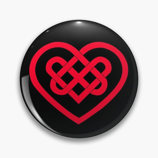 Item preview, Celtic Knot Heart Valentine Love for Dark Background  designed and sold by Gsallicat.