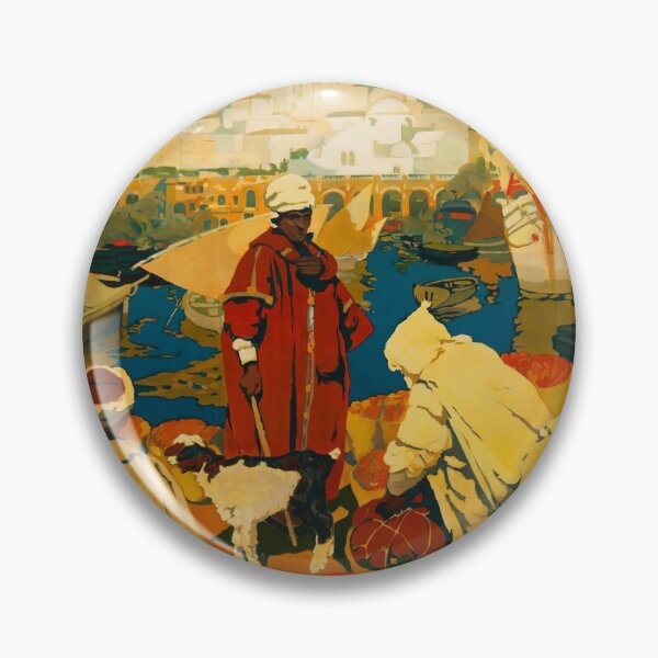 Item preview, Algerie vintage travel poster designed and sold by stickart-marek.