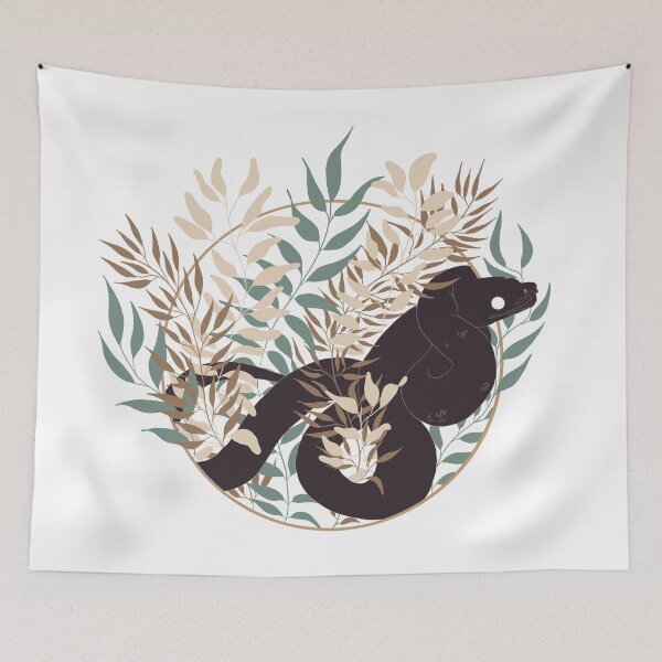 Item preview, Snake in Ferns Print designed and sold by Arrow Krueger.
