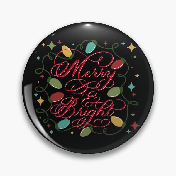 Item preview, Merry and Bright Christmas Lights for Dark Background designed and sold by Gsallicat.