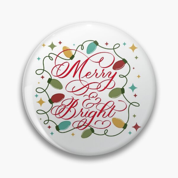 Item preview, Merry and Bright Christmas with Lights for Light Background designed and sold by Gsallicat.