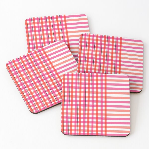 Item preview, Gingham: Strawberry Flavor + Stripe designed and sold by ArtInLifestyle.