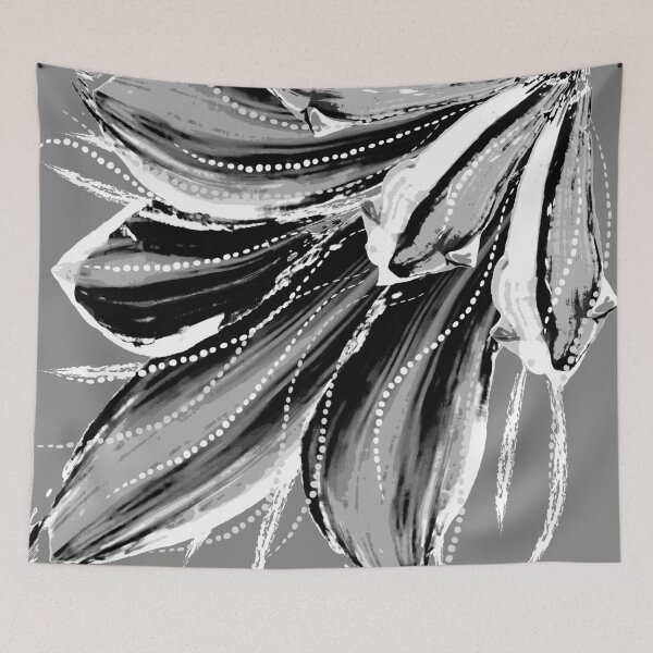 Item preview, Monochrome Leaves  designed and sold by Nora Gad.