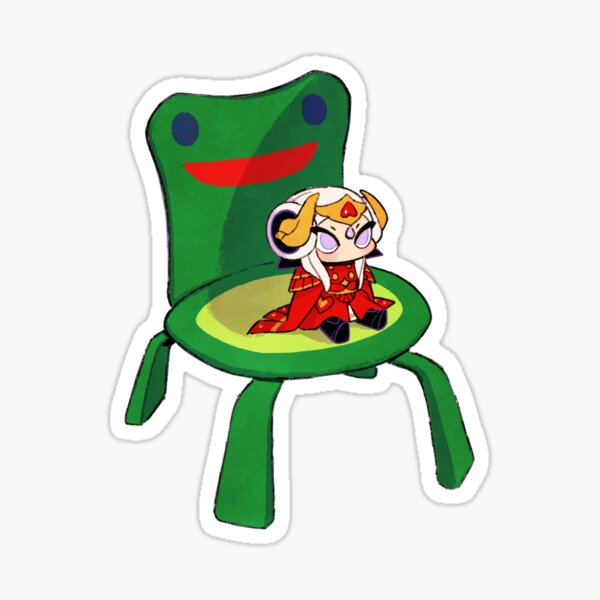 Edelgard on froggy chair Sticker