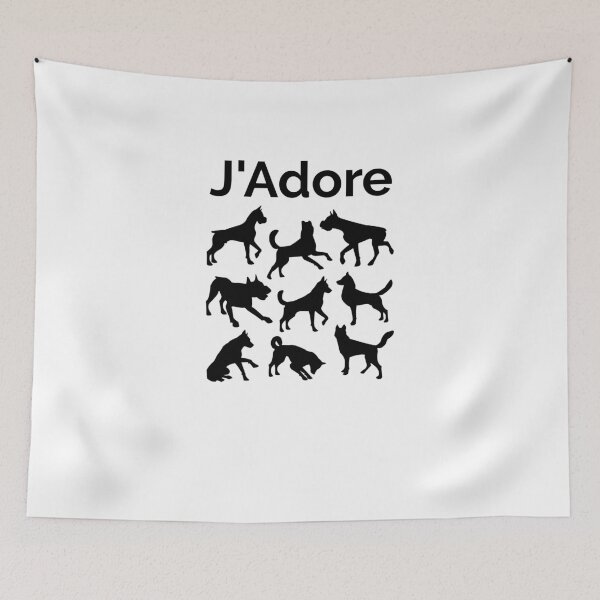 Item preview, J'Adore Dogs, Funny Dogs, Cute Dogs designed and sold by RougeAtelier.