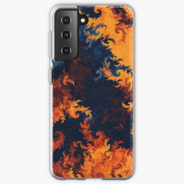 flames of fire Samsung Galaxy Soft Case