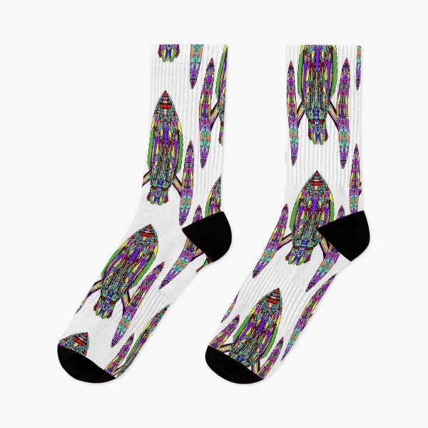 Item preview, Stained glass rocket ship is shiny! designed and sold by JRHarshman.