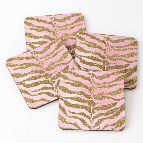 Item preview, Gold Glitter Tiger Stripes designed and sold by GraphicAllusion.