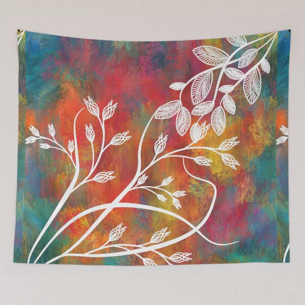 Item preview, Abstract Floral Painting  designed and sold by Nora Gad.
