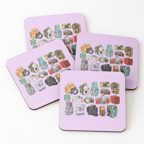 Item preview, vintage cameras. retro. watercolor designed and sold by lara-kaluga.