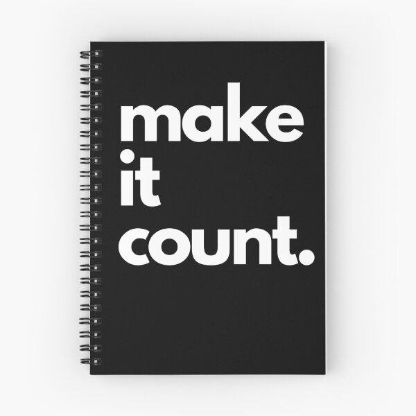 Item preview, Make It Count designed and sold by ADownLife.