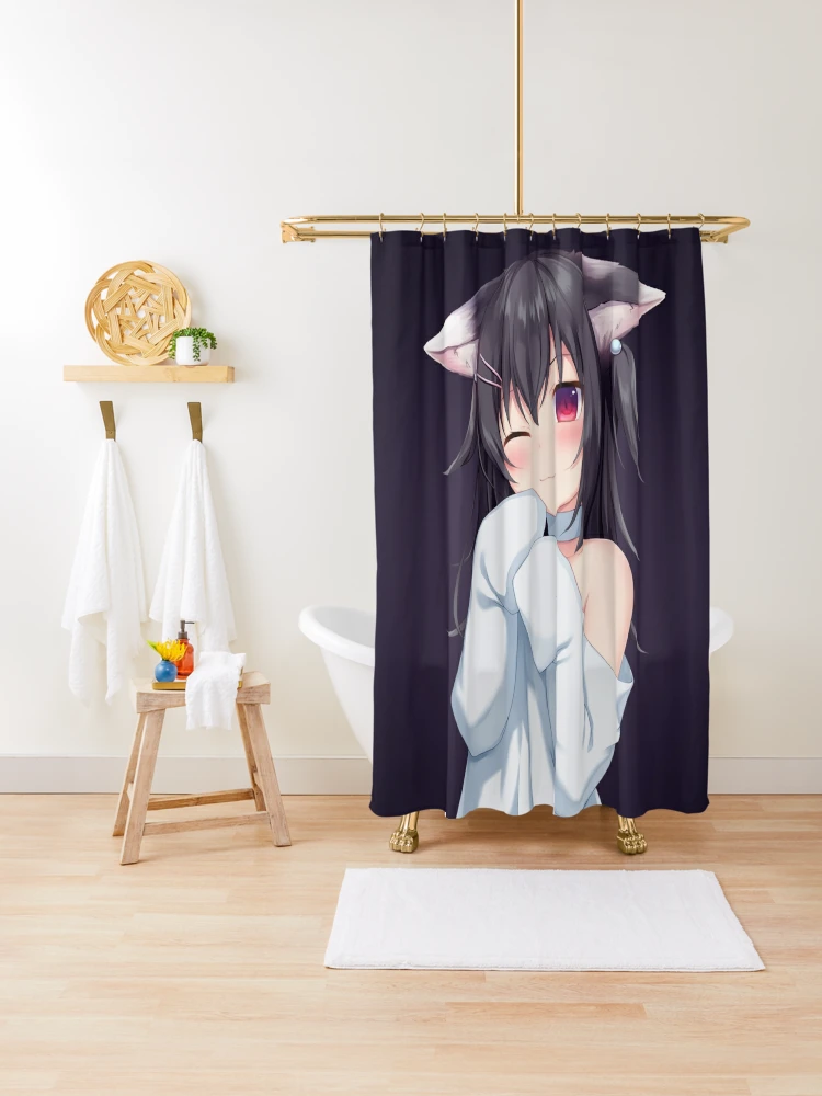 Catgirl Shower Curtains for Sale - Fine Art America